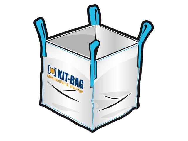 Big-bag OCB ouverture plein ciel et fond plat 80 x 80 x 80 cm | OCB80X80