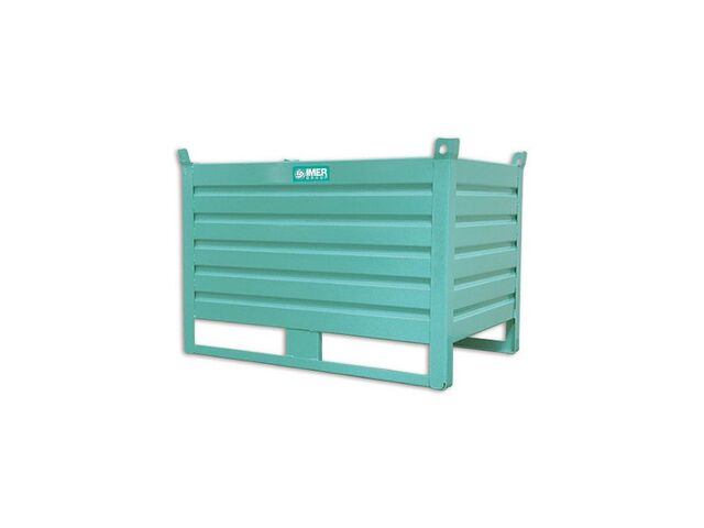 Panier de stockage 1000 kg robuste sur base avec portillon rabattable CML-12SP - IMER