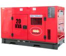 Groupe électrogène diesel 22 kVA 3x400V - 230V - Refroidi par eau - Avec régulateur AVR - Connecteur pour ATS MW Tools DG200E