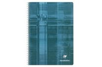 Cahier spirale Clairefontaine - A4 grands carreaux  180 pages 90 gr