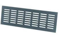 Grille à encastrer Alu anodisé argent