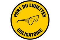 Panneau Port de lunette obligatoire - Rigide Ø300mm - 4060620