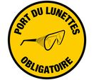 Panneau Port de lunette obligatoire - Rigide Ø300mm - 4060620