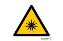 Panneau Danger rayonnement optique - Novap