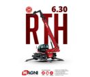 Chariot télescopique Rotatif Magni RTH 6.30  ( capacité 6 000 Kg  hauteur 30 mètres )