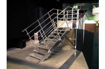 Escalier droit autoportant (amovible)