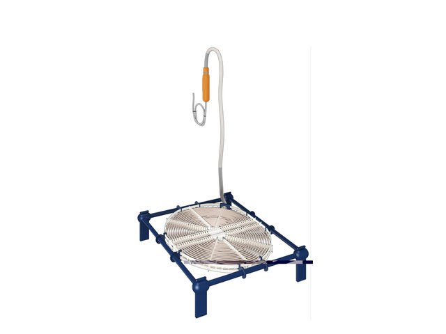 Thermoplongeur plat Galvatherm | Montage F+ sur pieds