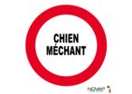 Panneau Chien méchant - Novap
