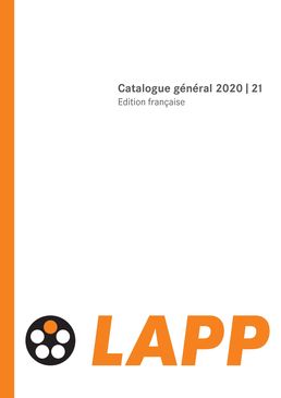 Catalogue général 2020 | 21 Edition française LAPP