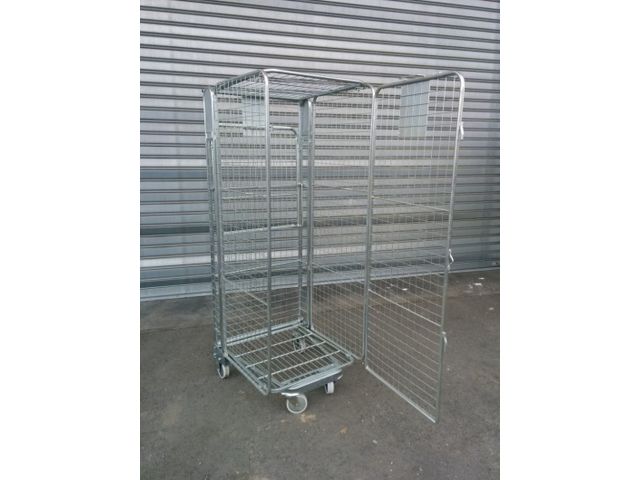 Chariot Roll grillagé emboîtable 