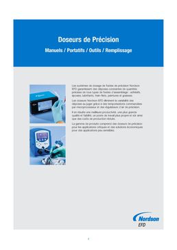 Doseurs de fluides de précision Nordson EFD