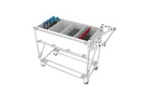 Chariot compartimenté en 4 blocs I 109-2