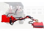 Broyeur d'accotement à fléaux 100 cm avec large déport hydraulique sur bras - Inclinable à la verticale - Cardan et attelage trois points Torros KPVH100