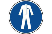 Panneau vêtements de protection obligatoires