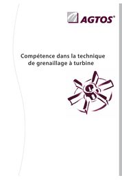 Catalogue AGTOS Compétence dans la technique de grenaillage à turbine