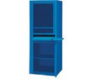 Sofame - Armoire Informatique d'Atelier Bleue - 650x550x1750mm - 300kg Charge Max - 6 Prises Électriques - Éco-responsable