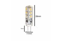 Pack de  10 - Ampoule LED G4 2W 12V SMD2835 24LED 360° - Blanc Neutre 4000K - 5500K