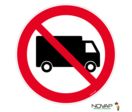 Panneau Interdit aux poids lourds - Novap