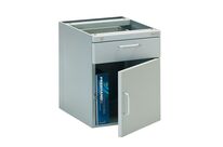 Caisson métallique pour poste de travail TP et TPH avec 1 tiroir et 1 porte
