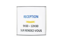 Plaque signalétique AluSign® 30 x 30 cm