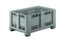 CAISSE-PALETTE 1200X800X580 MM - AJOURE / 4 PIEDS - 330 L