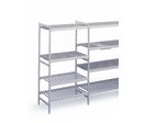 Rayonnage à tablettes tubulaires en Duralinox