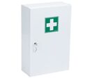 Manutan Expert - Petite Armoire à Pharmacie 1 Porte - Blanc - 45.5 cm - Garantie 10 ans