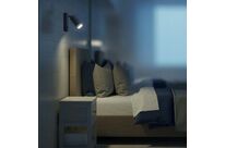 Applique Murale Noire avec Interrupteur pour Ampoule GU10