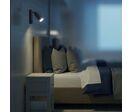 Applique Murale Noire avec Interrupteur pour Ampoule GU10