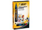 Marqueur permanent Bic 2300 pointe Biseautée boite de 4