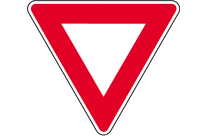 Panneau cédez le passage AB3a