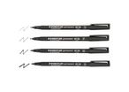 4 Feutres permanent Lumocolor Staedtler Noir