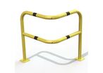 Arceau de protection d'angle renforcé jaune et noir