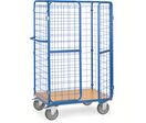 Chariot pour colis avec portes battantes et toit | 8482-3D