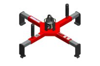 Pince automatique 4 points pour fûts métalliques et plastiques à rebord | MANUVIT SA