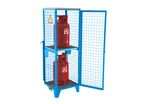 Armoire grillagée pour bouteilles de gaz