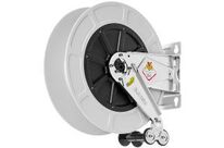 Enrouleur d'eau chaude sans tuyau Ø 3/8 400 bars ABS, Inox 304 avec enroulement automatique et support mural pivotant Raasm RA.9434.350