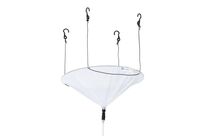 Pig - Déviateur de fuite de toit - Ouverture à ressort rond - Blanc - 76 cm de diamètre - Idéal pour toiture