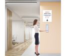Appareil Distrib. Gel Hydo-Alcoolique cap.1 Litre Mural