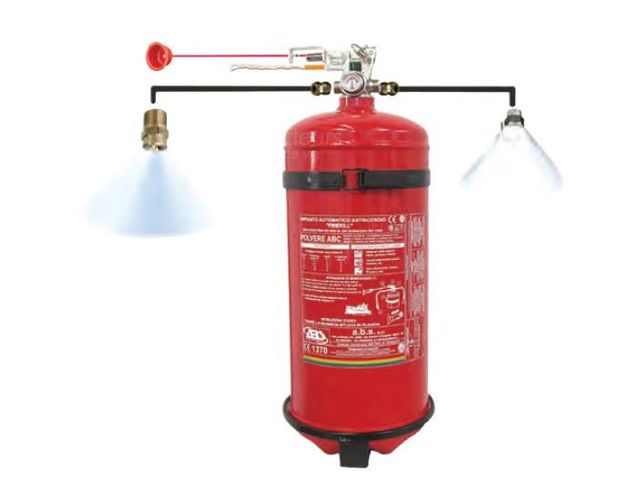 Extincteur automatique FM200 pour bateau capacité 6Kg