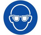 Panneau Port lunettes sécurité obligatoire - Rigide Ø180mm - 4041070
