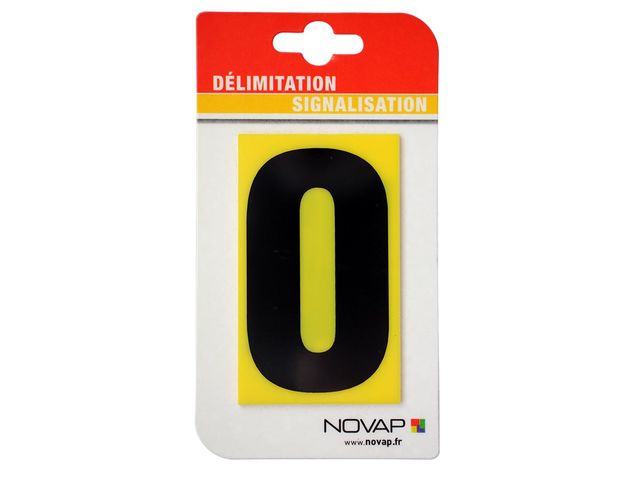 N°0  - 50x30mm magnétique Jaune/Noir - 4345192