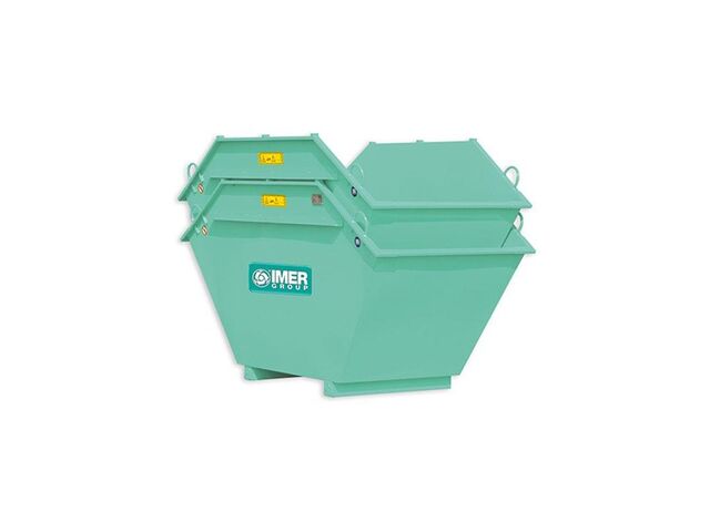 Bac de stockage 1000 kg avec fourreaux gamme CR - IMER