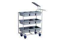 Chariot Pour Commande/courrier Avec Bac Gris