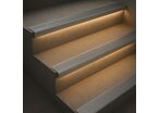 Nez de Marche Alu 1M Gris pour Ruban LED 10mm
