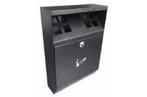 Cendrier mural acier laqué