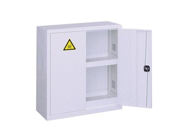 Trionyx - Armoire Multirisque Acier Gris 135L - 2 Portes Battantes - Sécurité &amp; Rétention 40L