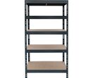 Manutan Expert - Rayonnage Léger Rapid 3 Évolution 1800x900x450 Anthracite - 5 Tablettes Aggloméré - Charge 250kg/Tablette - 10 Ans Garantie