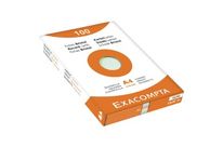 Fiche bristol Exacompta A4 petit carreaux assortis étui de 100
