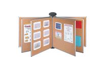 Support mural pour panneau d'affichage pivotant